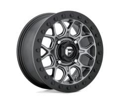 D9191570A654 D919 TECH Beadlock Gunmetal 15x7 4x137 UTV Wheel