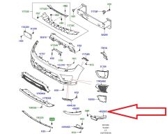 LR098599 Ön Sol Fren Kaliperi Soğutma Hava Kanalı