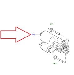 LR140110 LR140109 LR116048 J9C25957 J9C25956 Starter Motor