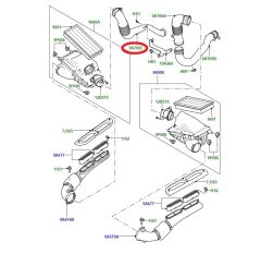 LR036466 Air Filter Pipe Range Rover Discovery