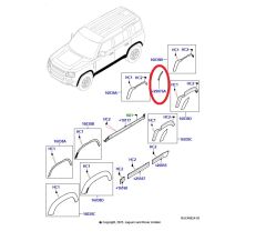 LR178934 LR175920 Arka Çamurluk Dodik Sağ Defender