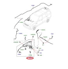 LR110609 LR107804 LR083284 Windshield Washer Reservoir