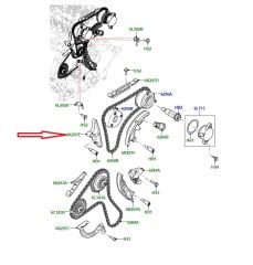 LR125419 T4N32918 Eksantrik Zincir Paleti İkincil Ön