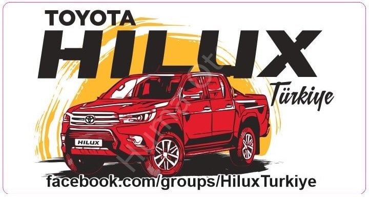 Toyota Hilux Turkey Sticker 1