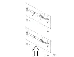 TIQ000020 ANR3826 Rot Borusu Komple P38 Range Rover