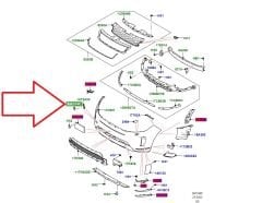 LR114692 Ön Tampon Çeki Kapağı Range Rover Evoque