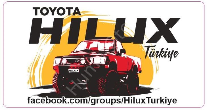 Toyota Hilux Turkey Sticker 2