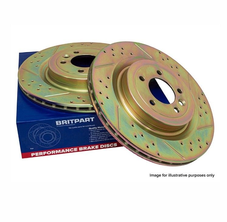 SDB500182 DA4619 SDB500181 Performance Front Brake Disc Range Rover