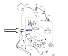 LR029184 LR010356 Pressure And Return Hose Power Steering