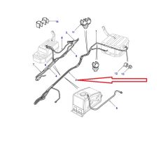 ESR3127 Tank Return Hose 300 Tdi 110 Defender