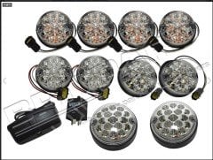 Defender Beyaz Camlı LED Lamba Kiti DA1291