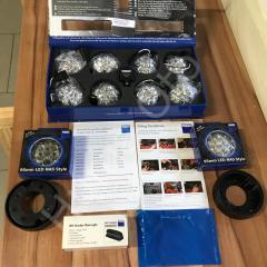 Defender Beyaz Camlı LED Lamba Kiti DA1291