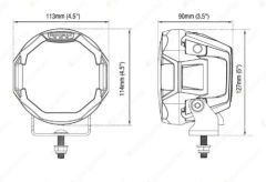 IDL0501C Scope Driving Light (5 inch Combo Beam)