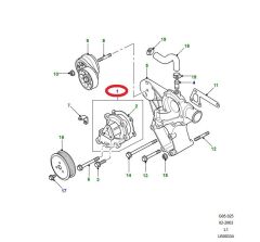 PEB500090 STC1086 Devridaim Su Pompası BGA 300 Tdi Defender