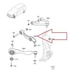 602123500 LR186956 LR181850 Control Arm Lower Right Lemförder
