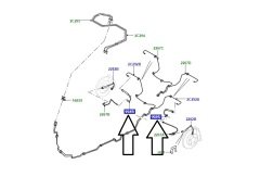 Range Rover Sport Discovery 3 4 Brake Hose Rear LR058010
