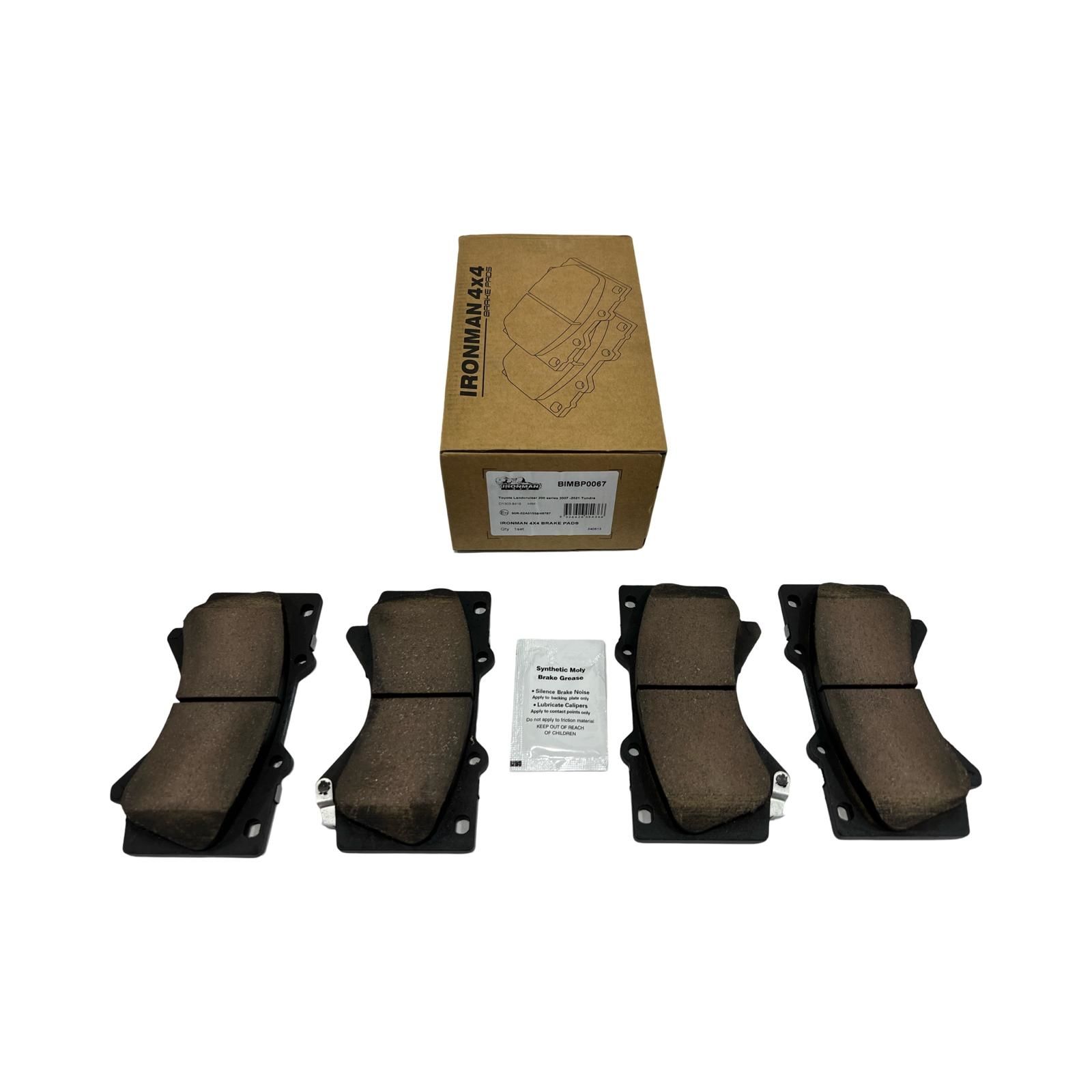 BIMBP0067 6821067X Toyota Land Cruiser Armored Front Brake Pad