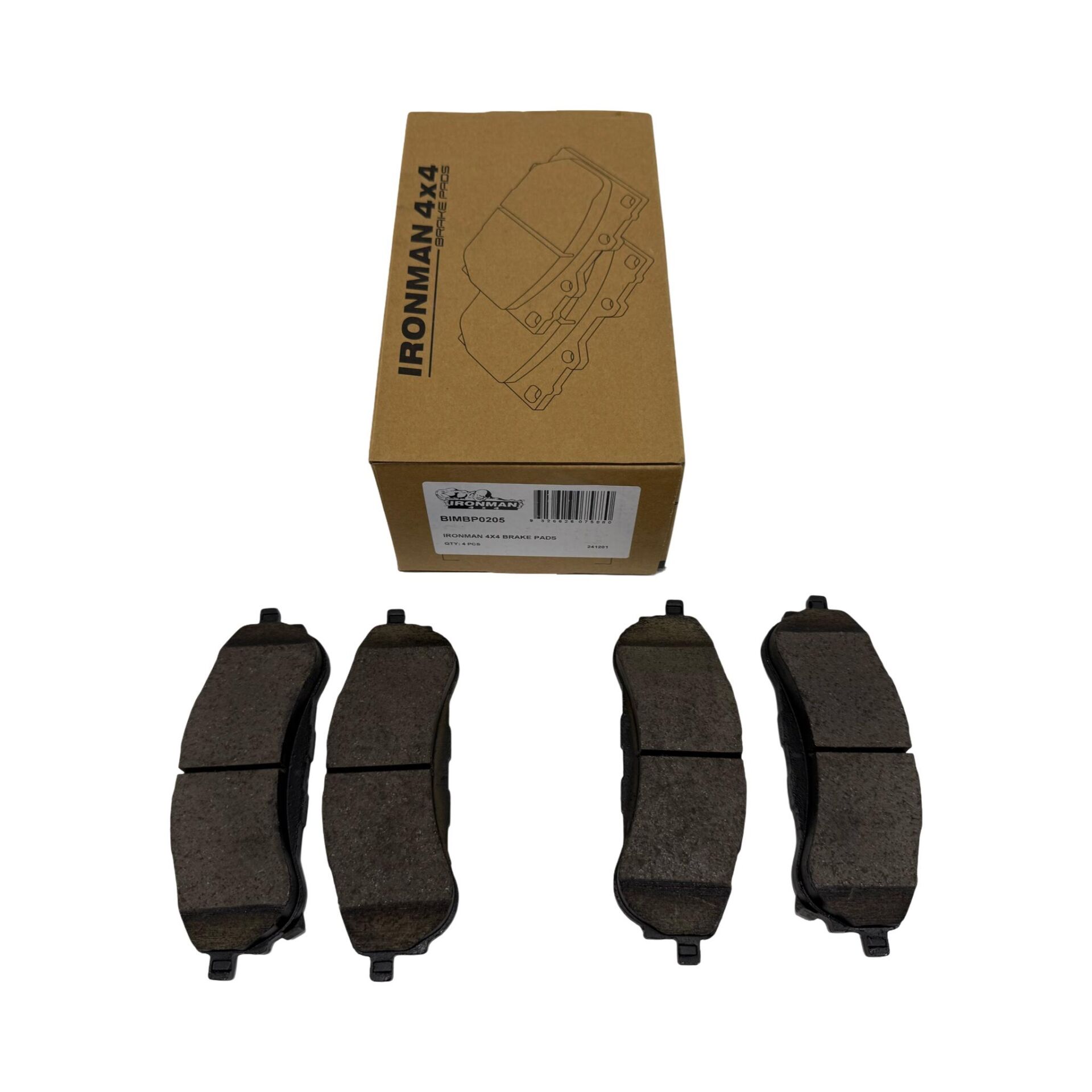 BIMBP0205 Kevlar Seramik Arka Fren Balatası Raptor 18-22