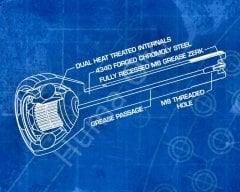 FJ 40 Aks ve Lale Kiti Uzun Freze 303131-1-KIT