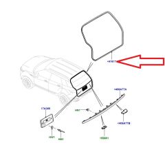 LR053350 LR027232 Bagaj Kapak Fitili Range Rover Evoque