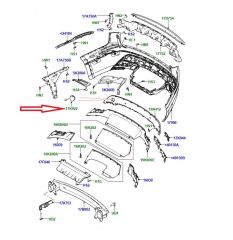 LR180863 Arka Tampon Çeki Kapağı Range Rover Velar