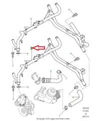 Freelander 1 Td4 Radyatör Borusu STC4537