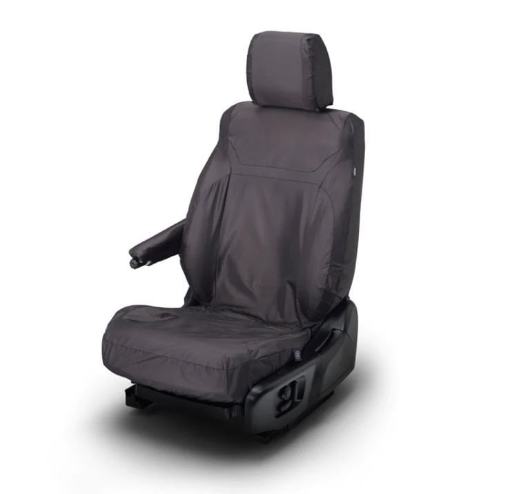 Yeni Defender Siyah Koltuk Kılıfı Ön Koltuklar VPLES0560