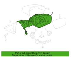 Range Rover Sport Sağ Ayna LR065389