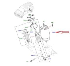 LR132787 Arka Körük Sağ Defender