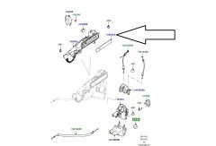 LR115187 Kapı Kolu Kapağı Sol Ön Range Rover Evoque
