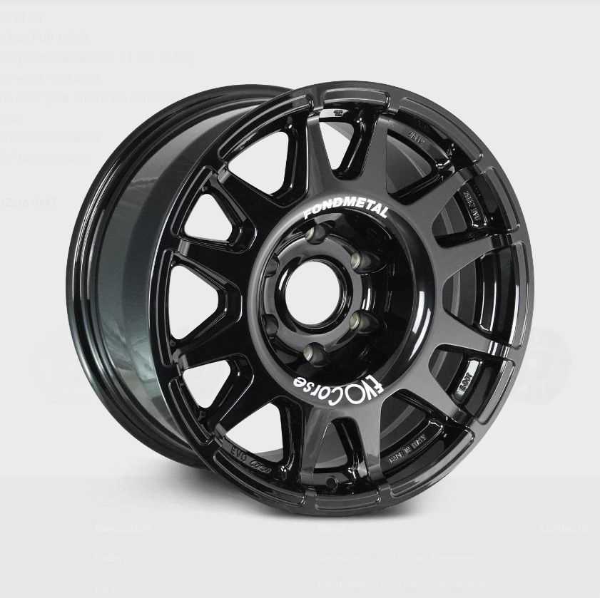 SE533003C141 8.5x17 Dakar Super Zero 6x139.7 Parlak Siyah Jant