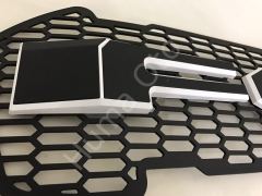 Ford Ranger Raptor Front Grill Black White LED