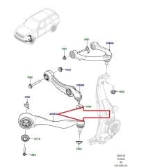 602123512 LR183114 Salıncak Ön Alt Sol Lemförder