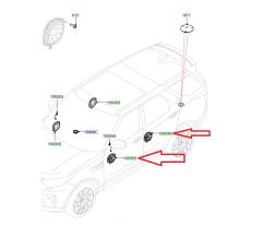 LR163152 LR079526 LR044858 Hoparlör Kapı Sport Discovery