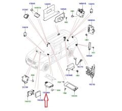 LR071708 LR067223 Gövde Elektronik Kontrol Modülü