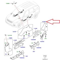 LR043345 Cover Range Rover Sport