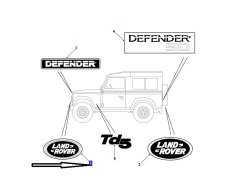 Defender Panjur Logosu Yeşil DAS100150