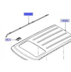 Range Rover 2002-2012 Tavan Çıtası Sol DBC000032LML