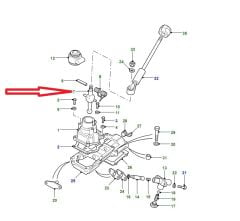 FRC8724 Vites Kolu Muylu Yatak Defender LT77
