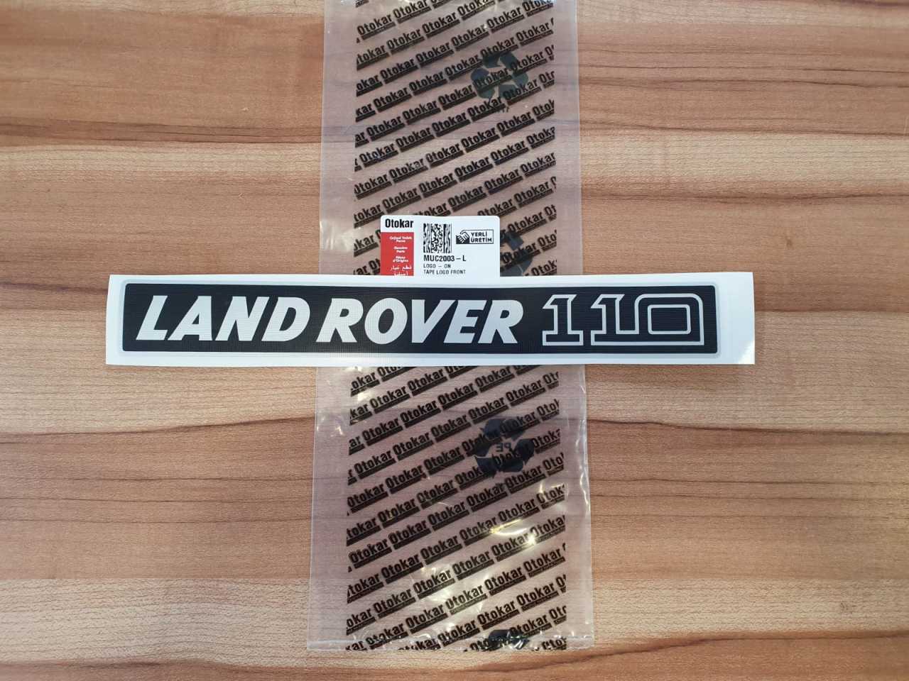 MUC2003-L Ön Land Rover 110 Yazısı Defender
