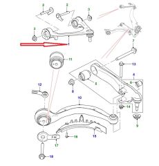 T2H56990 T4N1130 Ön Salıncak Sol Üst Orijinal