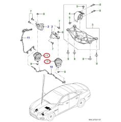 C2D6341 Motor Kulak Takozu Sağ veya Sol Orijinal