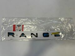 LR168907 Bonnet Lettering RANGE Rover Sport