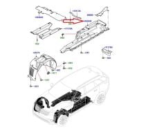 LR092677 T4A17503 Sağ Alt Gövde Koruma Paneli