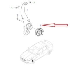 T2H57713 T2H42050 T2H36085 T2H2225 Front Hub Original