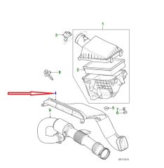 C2Z28982 C2Z13678 Air Intake Pipe Original