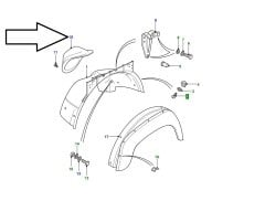 Defender Shock Absorber Cover LR031509
