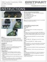 FBHIC3 Webasto FBH Isıtıcı Kontrolü DA1390