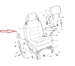 HJI100050PUY Recline Mechanism Finisher LH Discovery 2