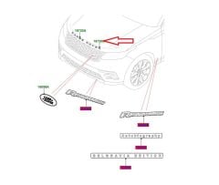 LR173871 LR147287 Motor Kaputu Yazısı ROVER Velar